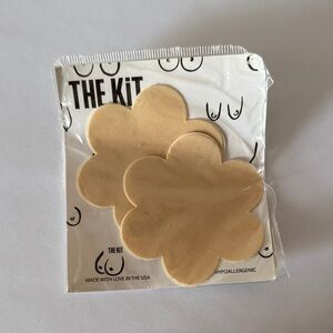 Beige Flower Pasties